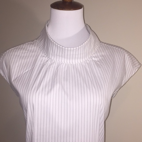 Alfani Rolled Collar Blouse - Picture 2 of 8